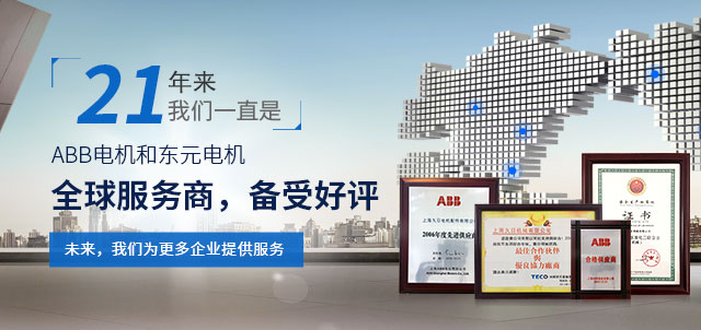 21年来，我们一直是东元集团和ABB集团的全球服务商，备受好评